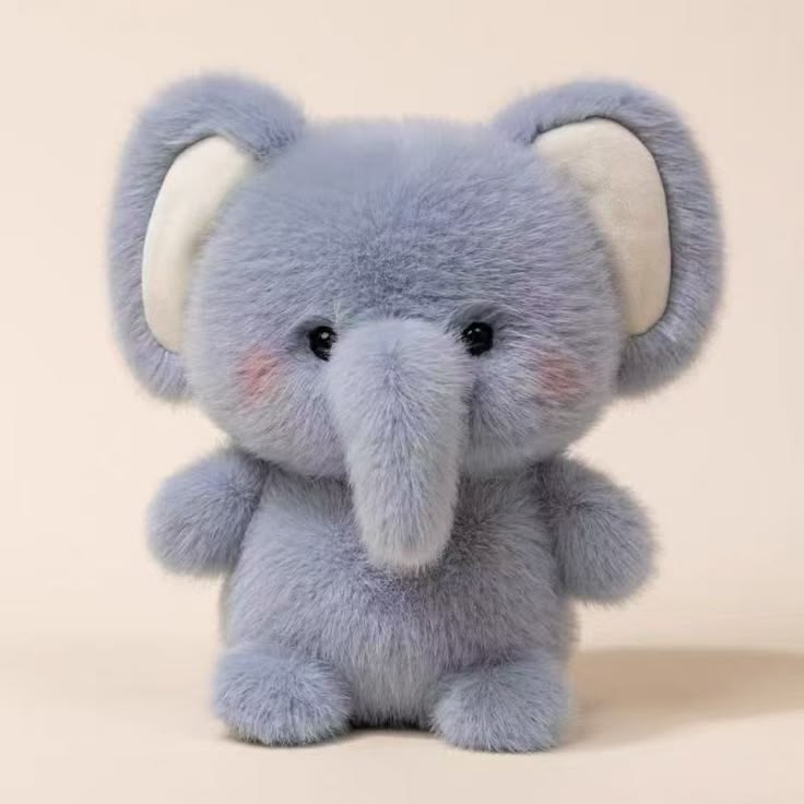 Super cute blue baby elephant teddy bear 22cm - Soft, lovely gift (1)